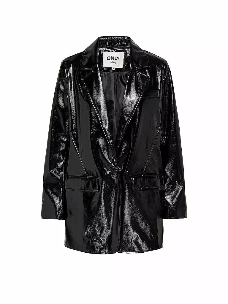 ONLY Blazer in Lederoptik ONLLANA-RUTH schwarz