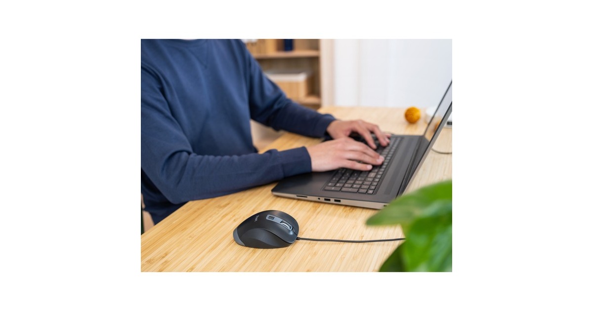 TrustFyda Bedrade muis  (Zwart/grijs, 600 - 5000 DPI)