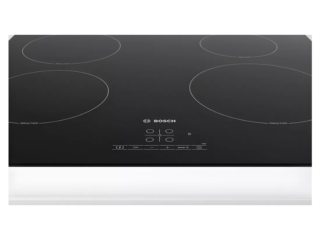 Bosch Table de cuisson induction 60cm 4 feux 4600w noir - PUE61RBB5E