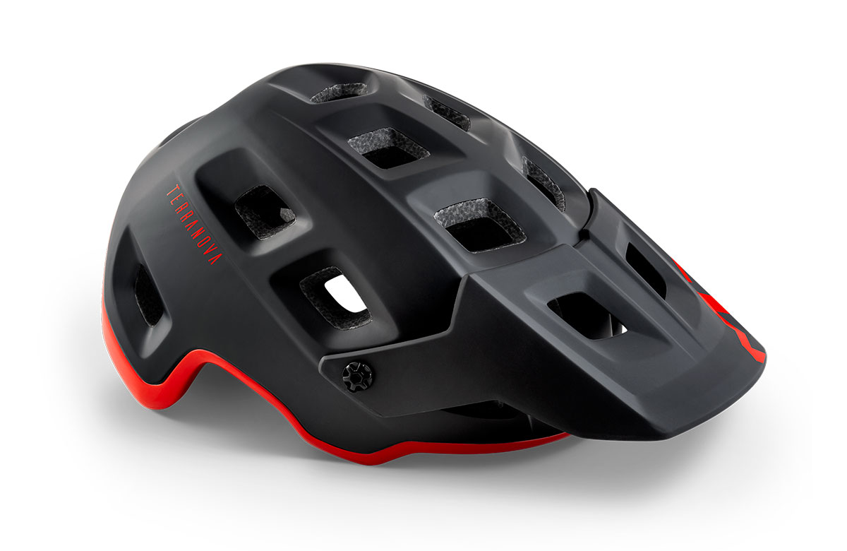 Met Terranova MIPS Trail MTB hjelm Sort / Rød