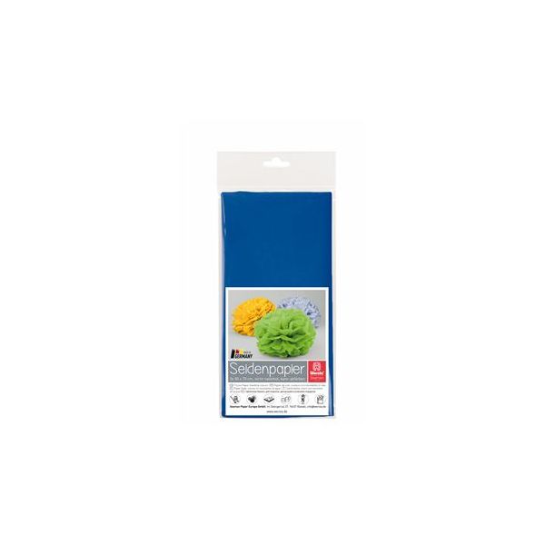 Werola Papel de Seda 20g Azul Escuro 50x70cm 5 Un.