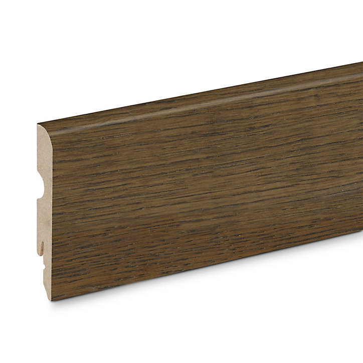 Plinthe Plaquée bois Décor 285 chêne verni bois rustique (vendue à la pièce)