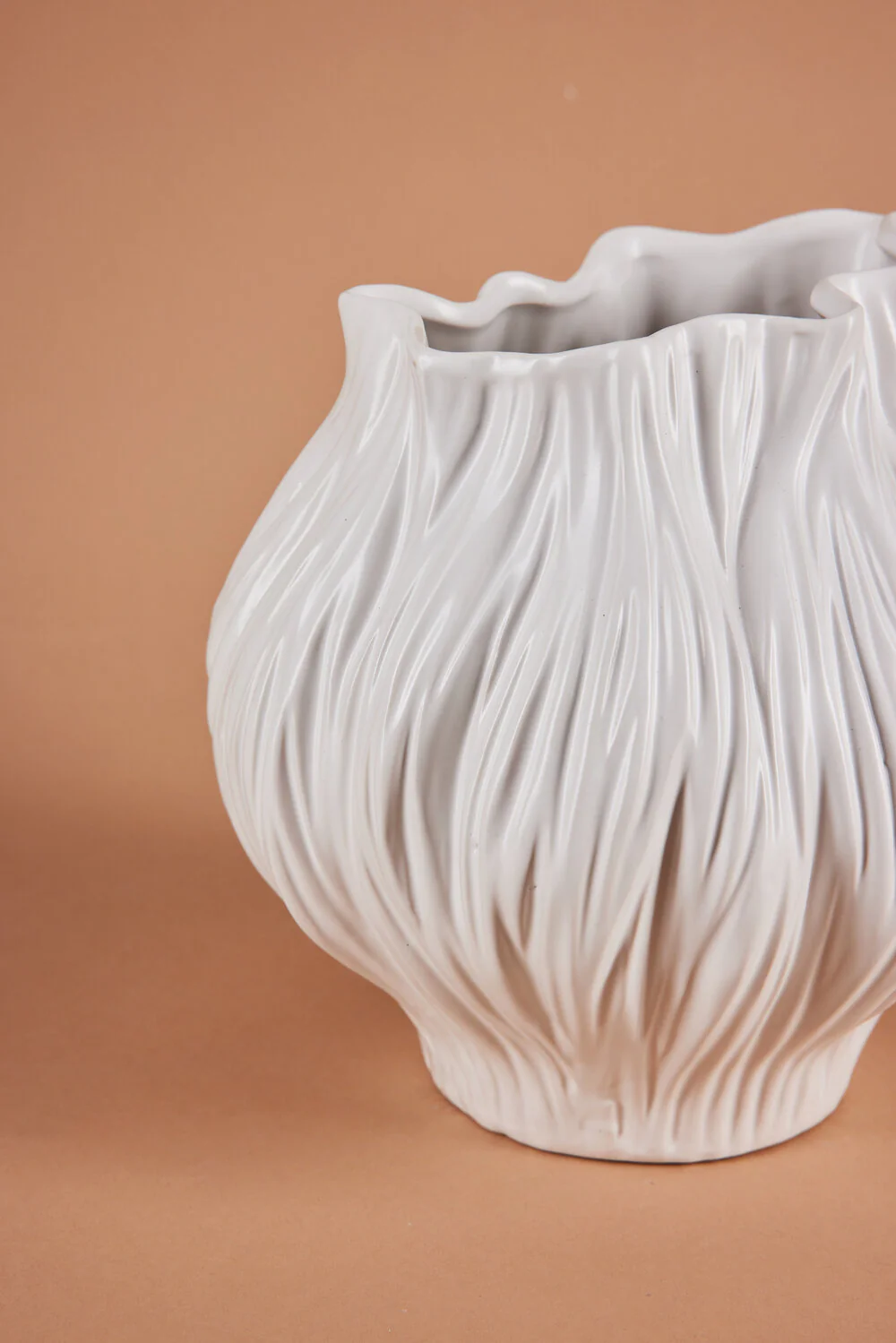 Bahne Interior  Vase, hvid - Ø21 cm.