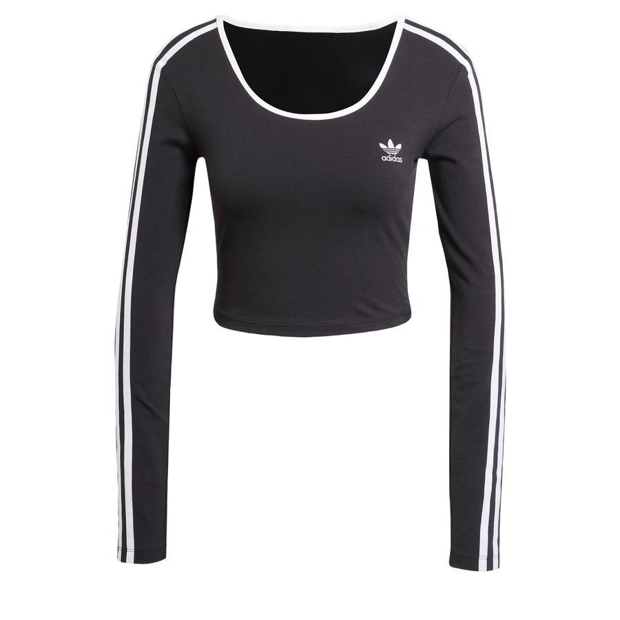 Adidas Original T-shirt court manches longues Adicolor 3 bandes