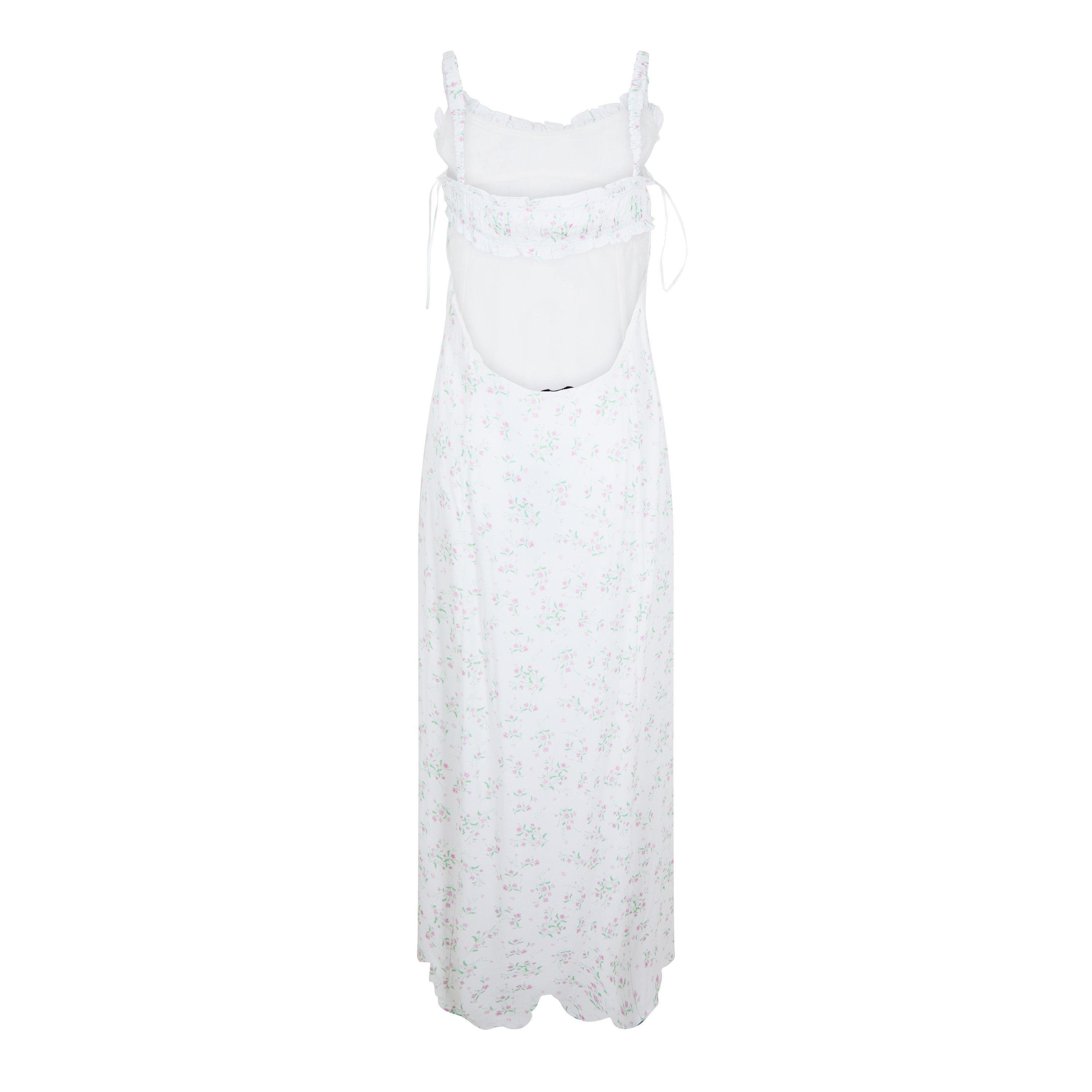 Jack Wills JW Ruched Midi slit Dress
