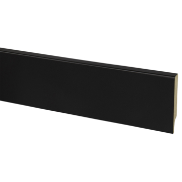 Muurplint blok zwart 1,2 x 8