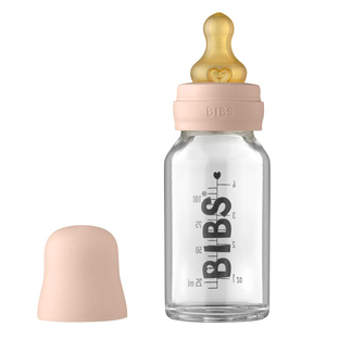 BIBS Glazen Babyfles Complete Set Blush 110 ml 1ST
