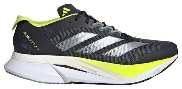 Chaussures adidas adizero Boston 12 Noir Jaune Homme