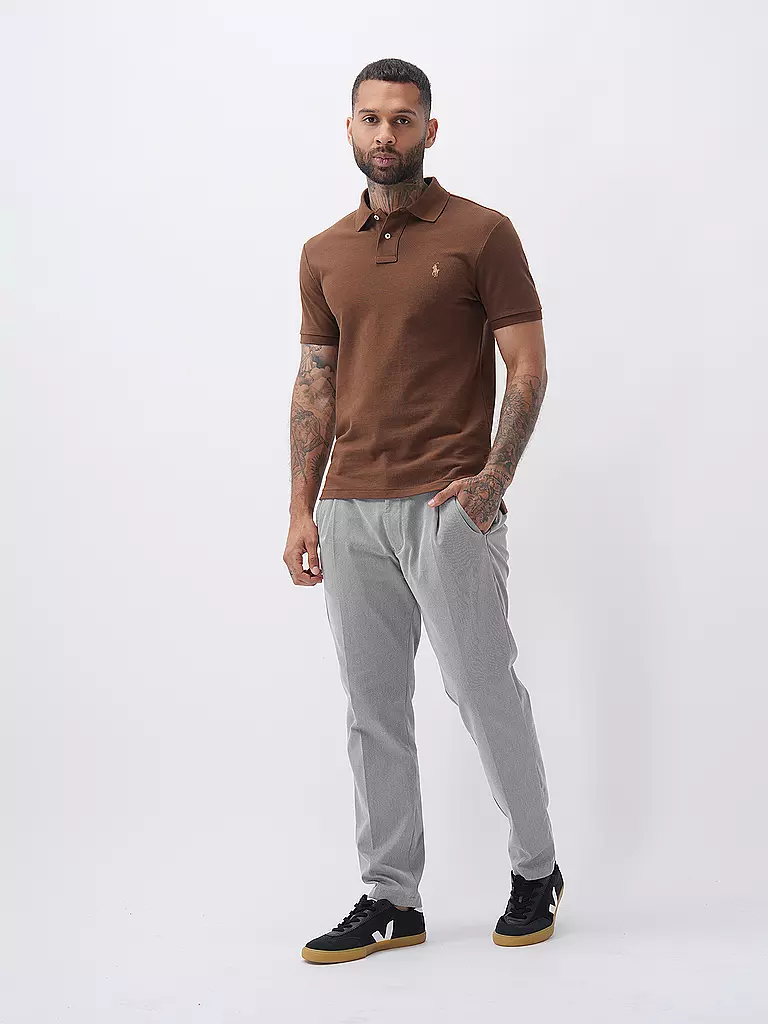 POLO RALPH LAUREN Poloshirt Slim Fit braun