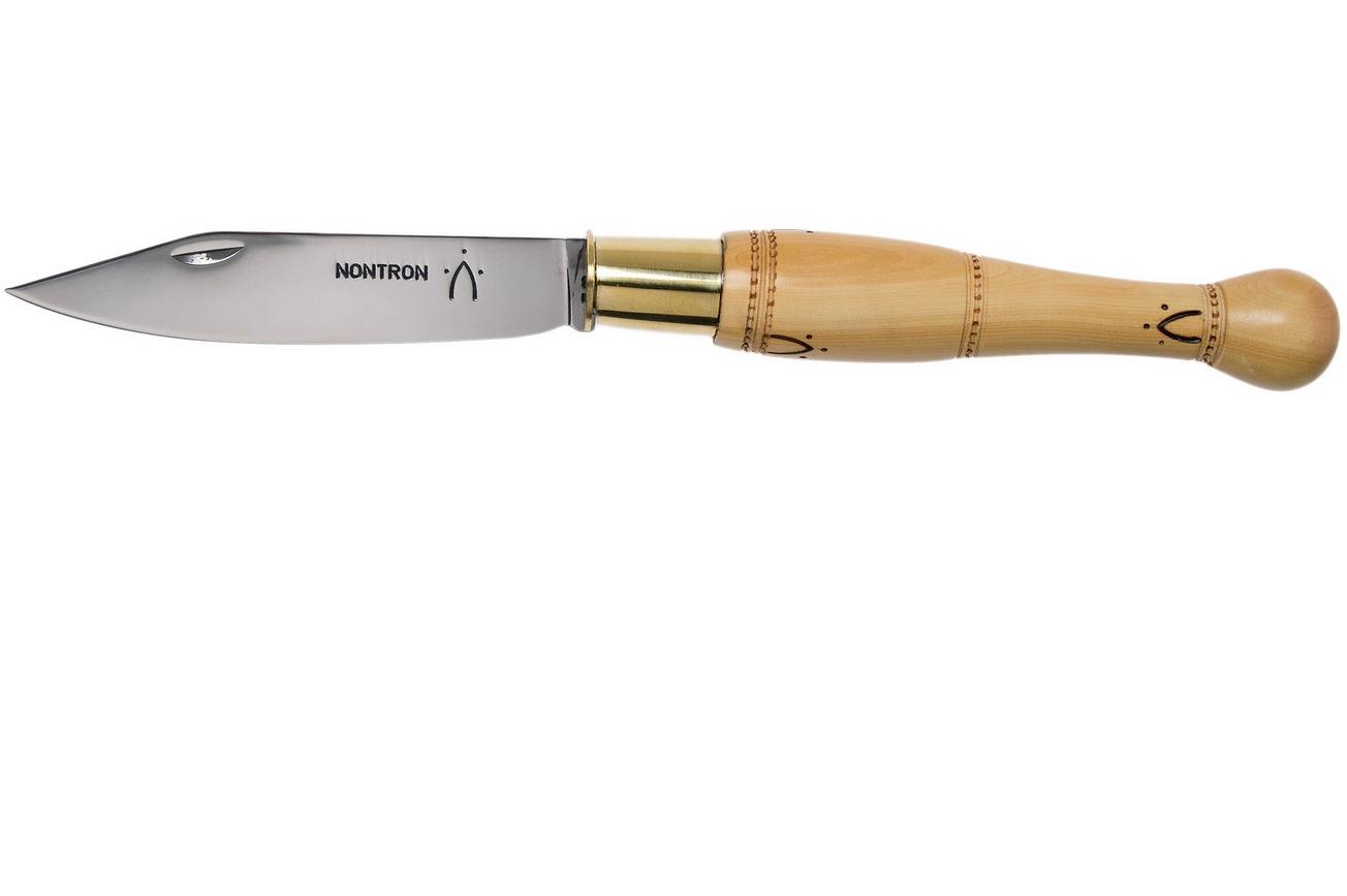 Nontron No. 30 Turning Ferrule, Boxwood, ball shape NN30BO zakmes