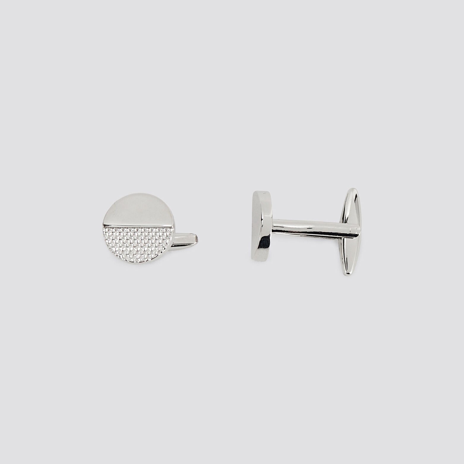 Boutons de manchette Gris moyen
