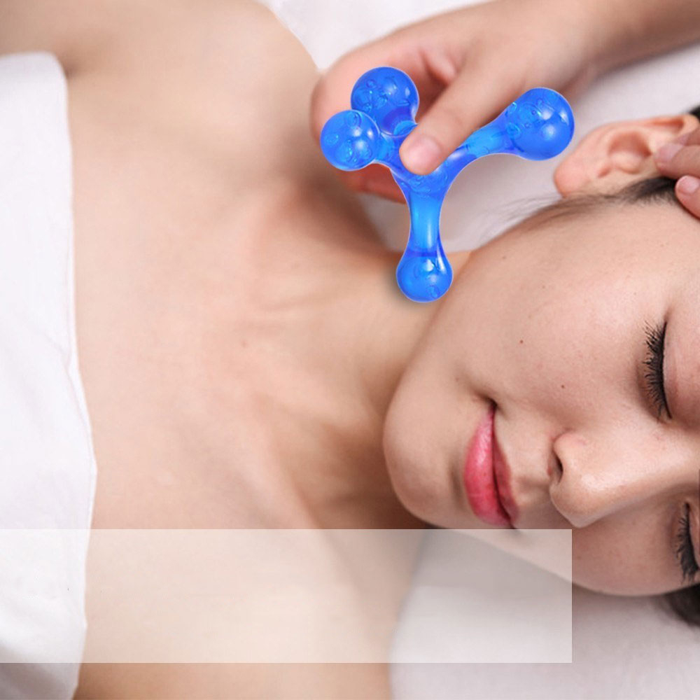 Triggerpunkt Massage Tool Entspannungs Selbstmassage Roller - Blau
