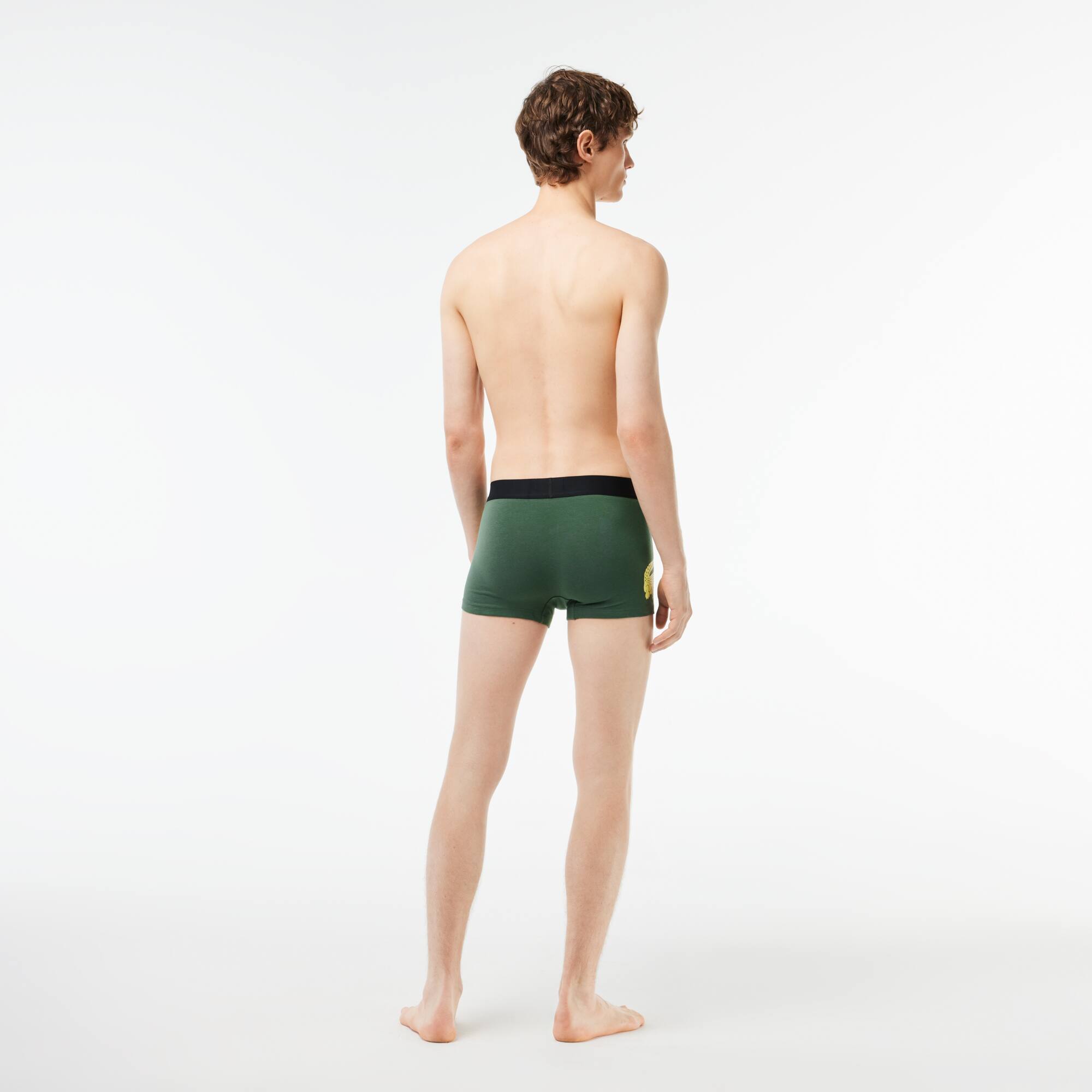 3er Pack kurze Boxershorts Unterwasche - Grün - Lacoste - Herren