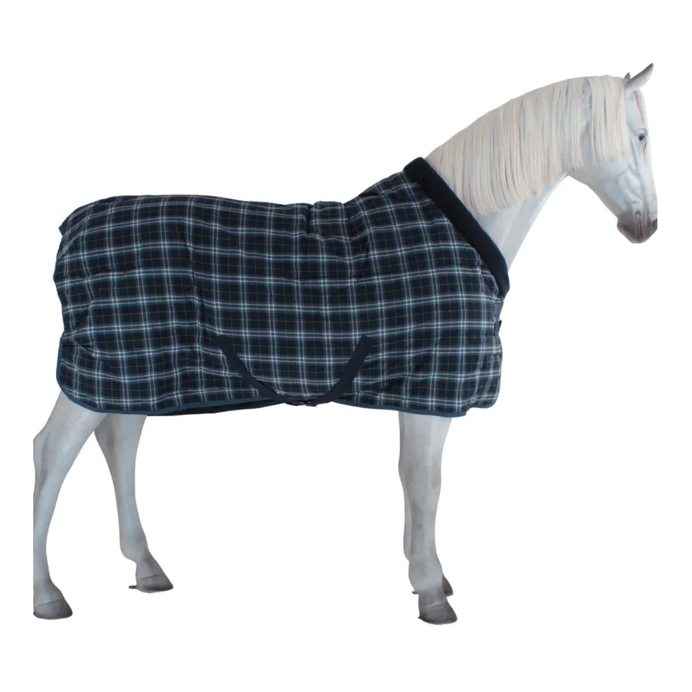 Horseware RHINO ORIGINAL 250G - Couverture de box navy check/indigo