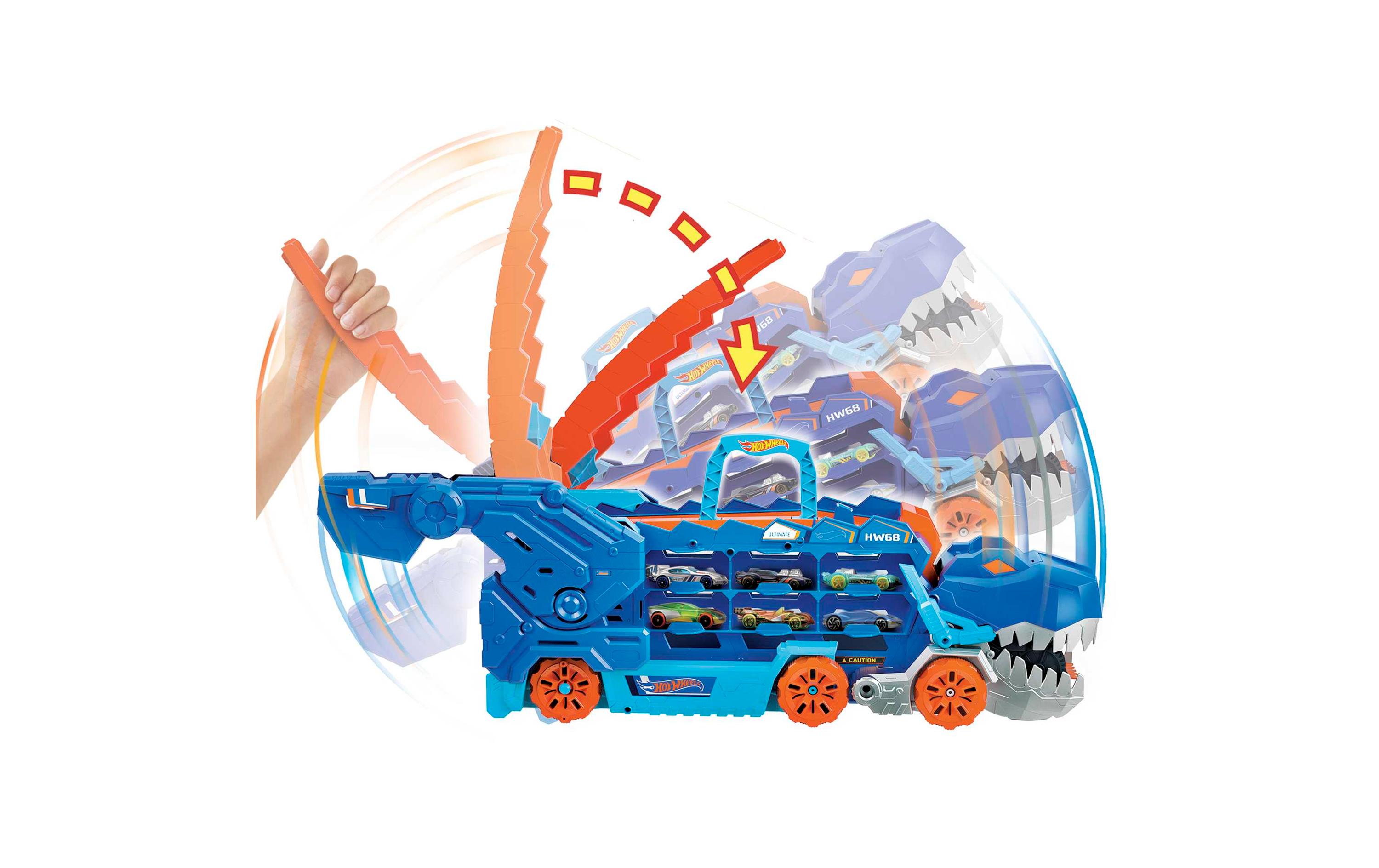 Hot Wheels City Ultimate HaulerTransporter im Dino-Look