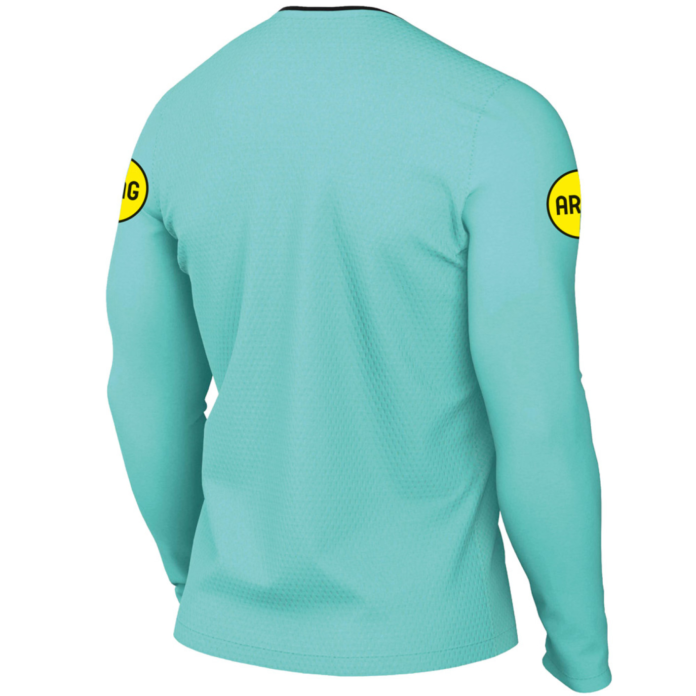 Nike KNVB Scheidsrechtersshirt Lange Mouwen 2024-2026 Turquoise Zwart