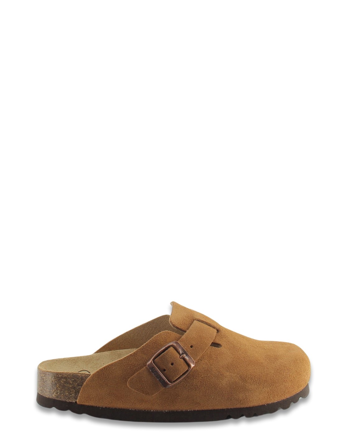 scholl Sabots Femme FAE Daim Marron