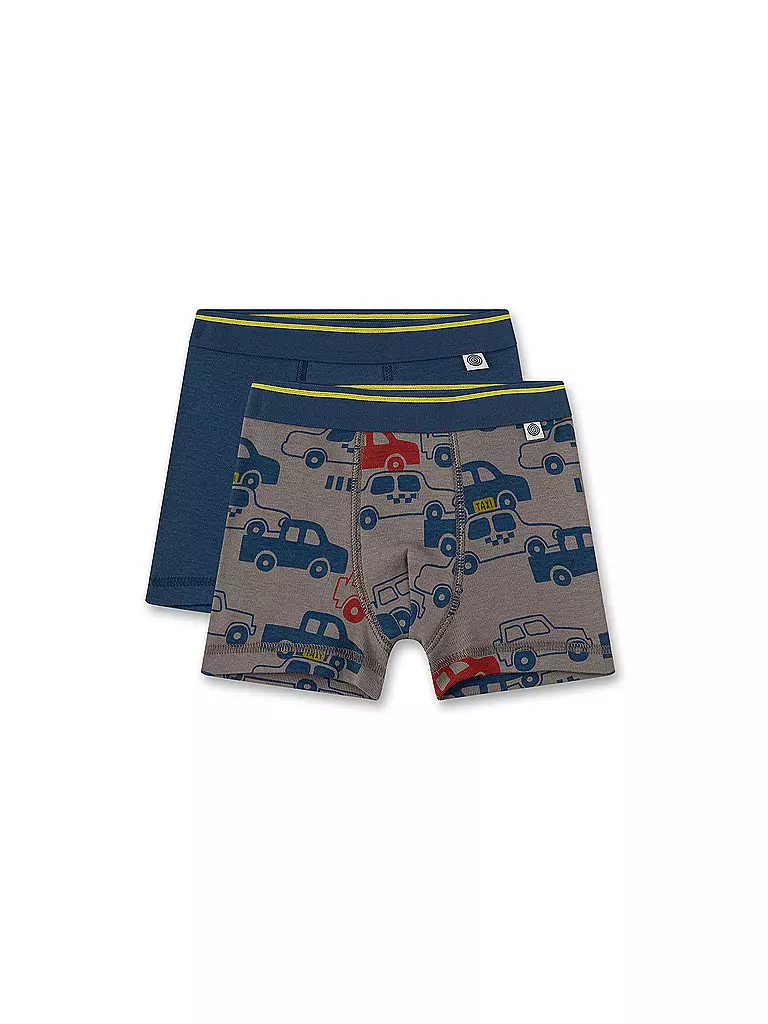 SANETTA Jungen Pants 2er Pkg. eisen  grau