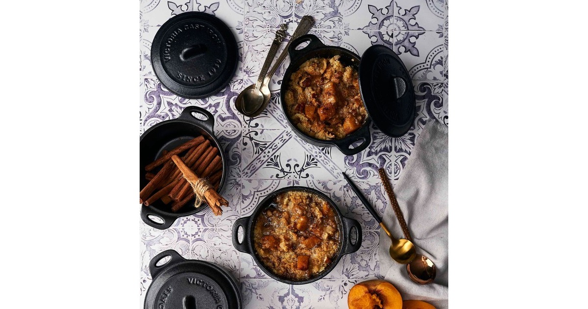 VictoriaMini Cocotte 0,22 liter, Enameled bak-/braadpan  (Zwart)