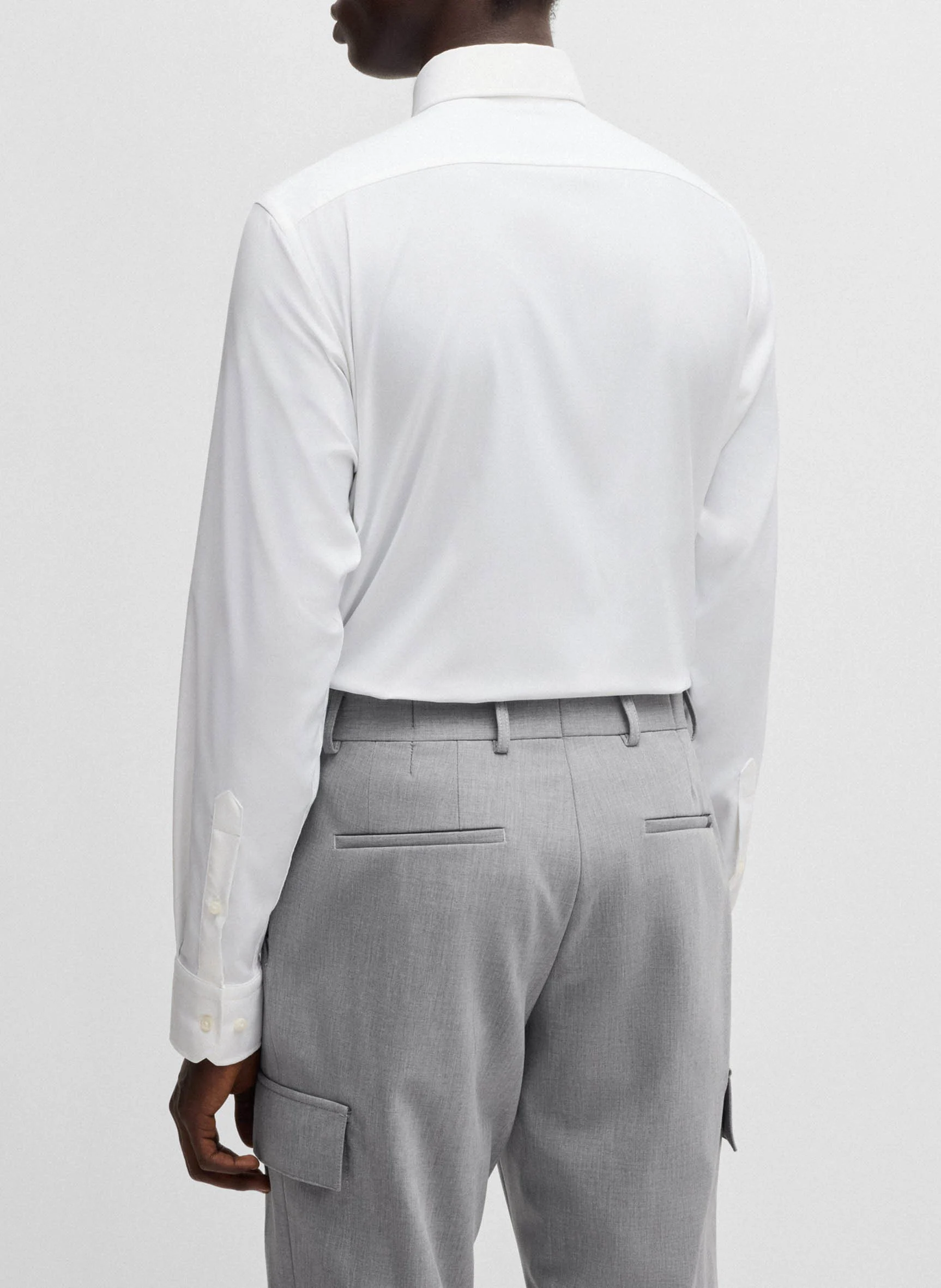 Chemise de ville regular| Blanc