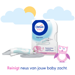 Otrivin Baby Aspirator Neusjesreiniger bij een verstopte neus 1ST