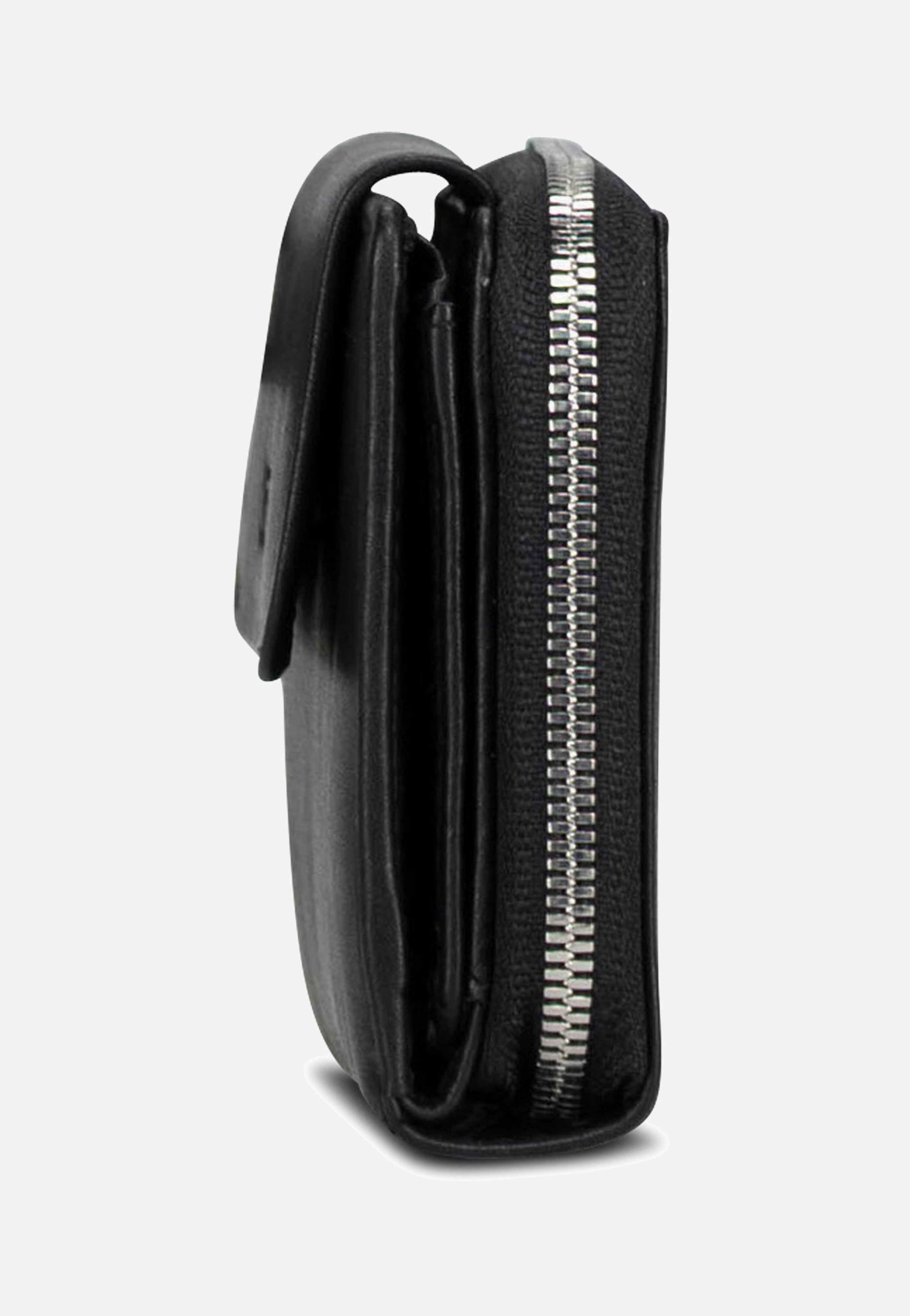 Odense Zip 6331 Medium Black - Portemonnaie