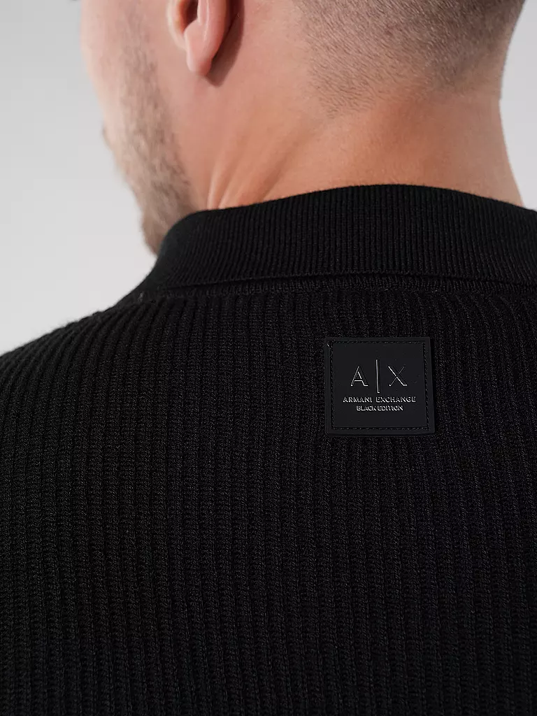 ARMANI EXCHANGE Troyer Pullover  schwarz