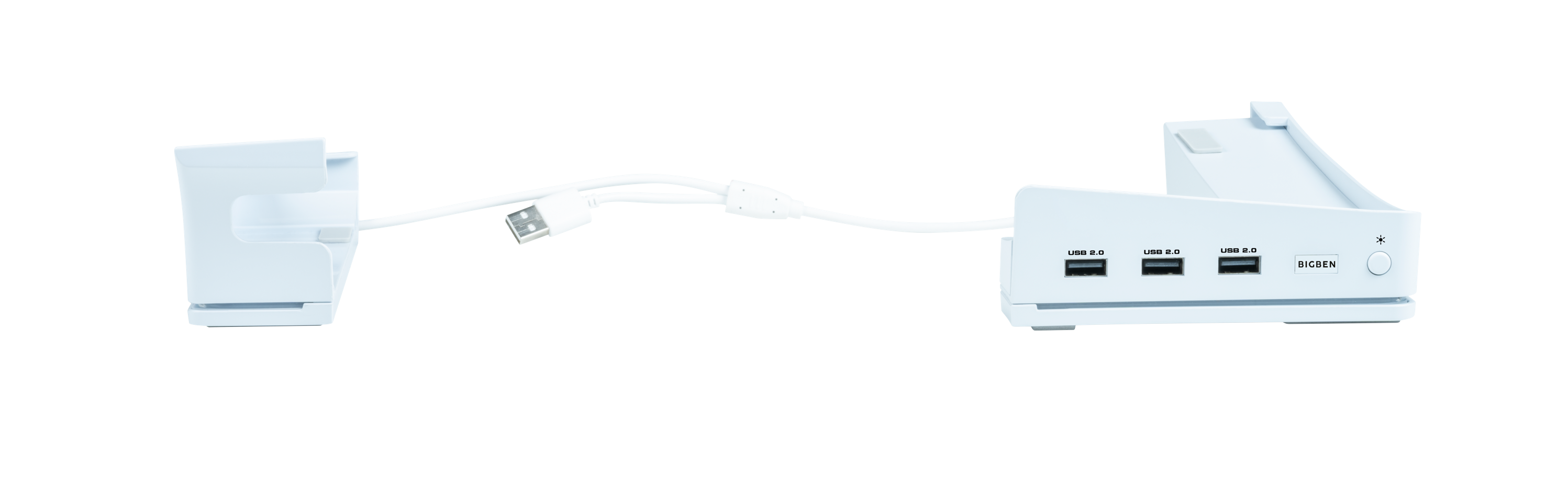 Nacon Horizontal Hub Station RGB/USB Hub, White PS5 Slim