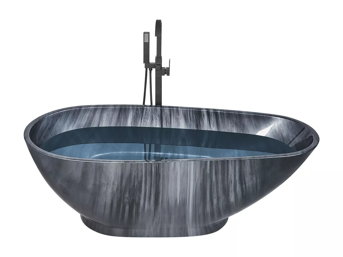 Baignoire îlot noire 170 x 80 cm RIOJA
