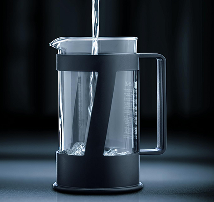 Cafetière à Piston Crema noire - 8 tasses / 1 L - BODUM