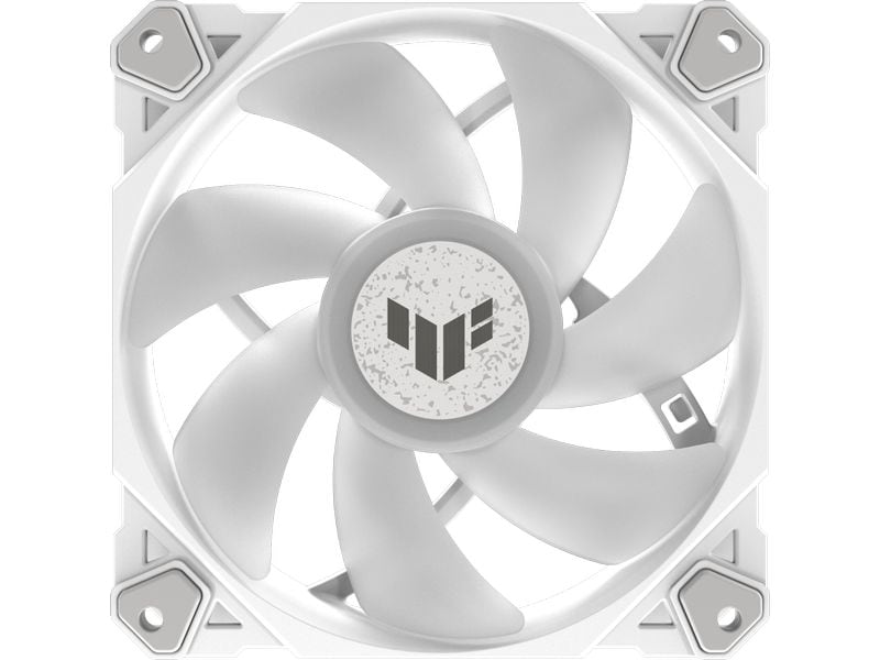 ASUS PC-Lüfter TUF GAMING TF120 ARGB Weiss Hochleistungs-120mm ARGB-Lüfter mit PWM-Steuerung