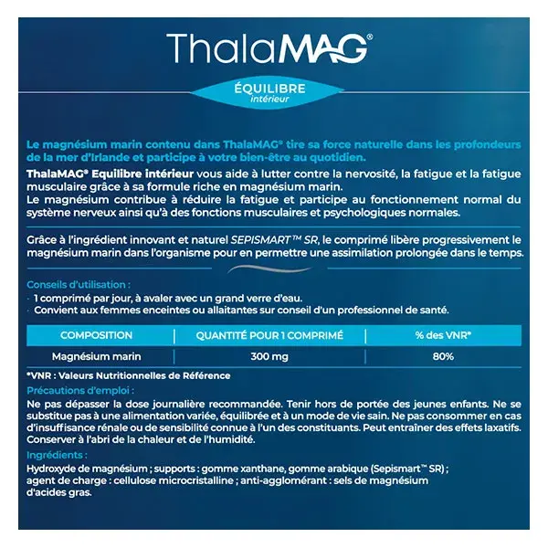Thalamag Marine Magnesium Internal Balance LP 15 comprimidos
