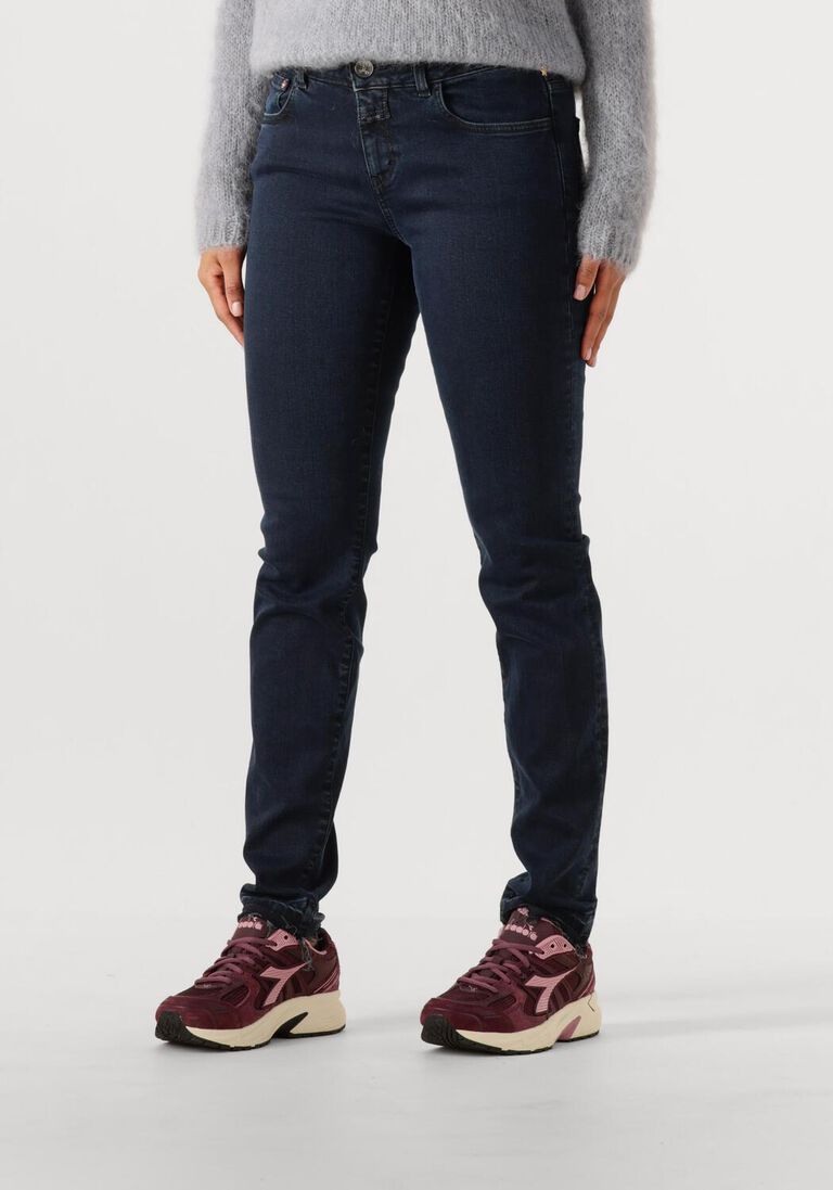 donkerblauwe closed slim fit jeans baker 2