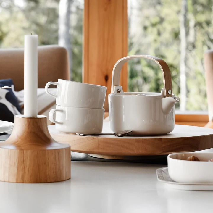 Marimekko - Oiva Teekanne, weiss