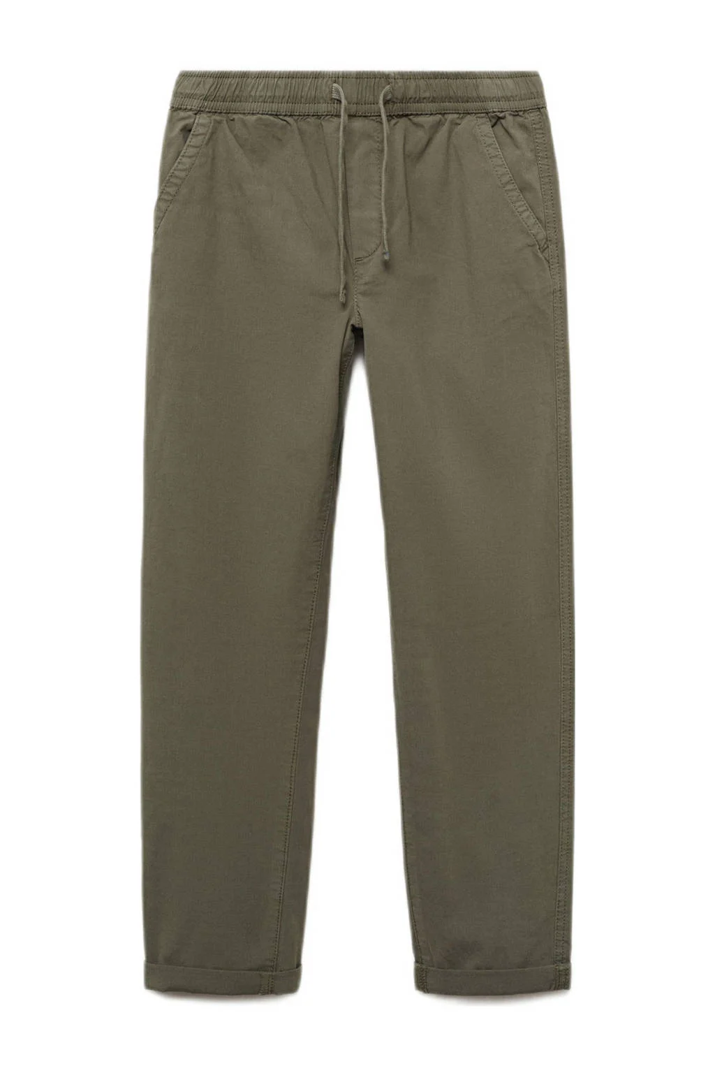 Mango Kids regular casual broek kaki