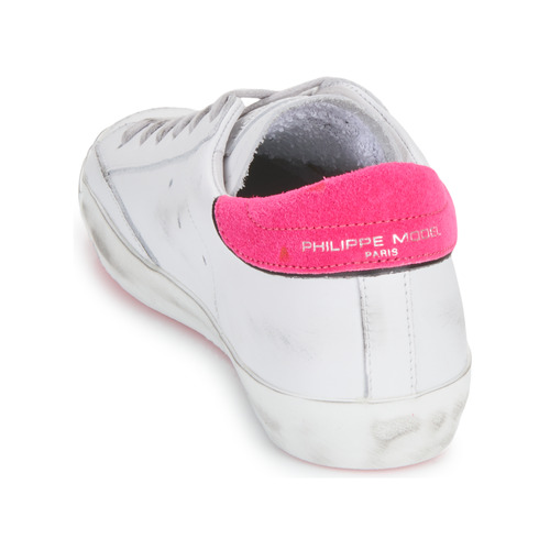 Philippe Model - PRSX LOW WOMAN Blanco / Rosa