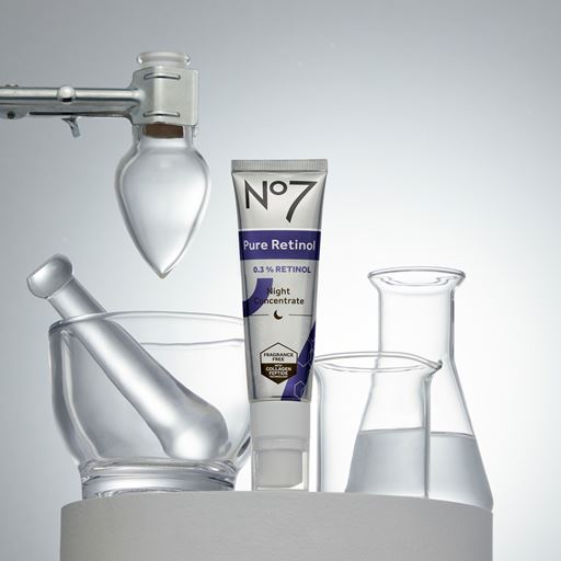 No7 Pure Retinol 0.3 Night Concentrate Creme, 30 ml
