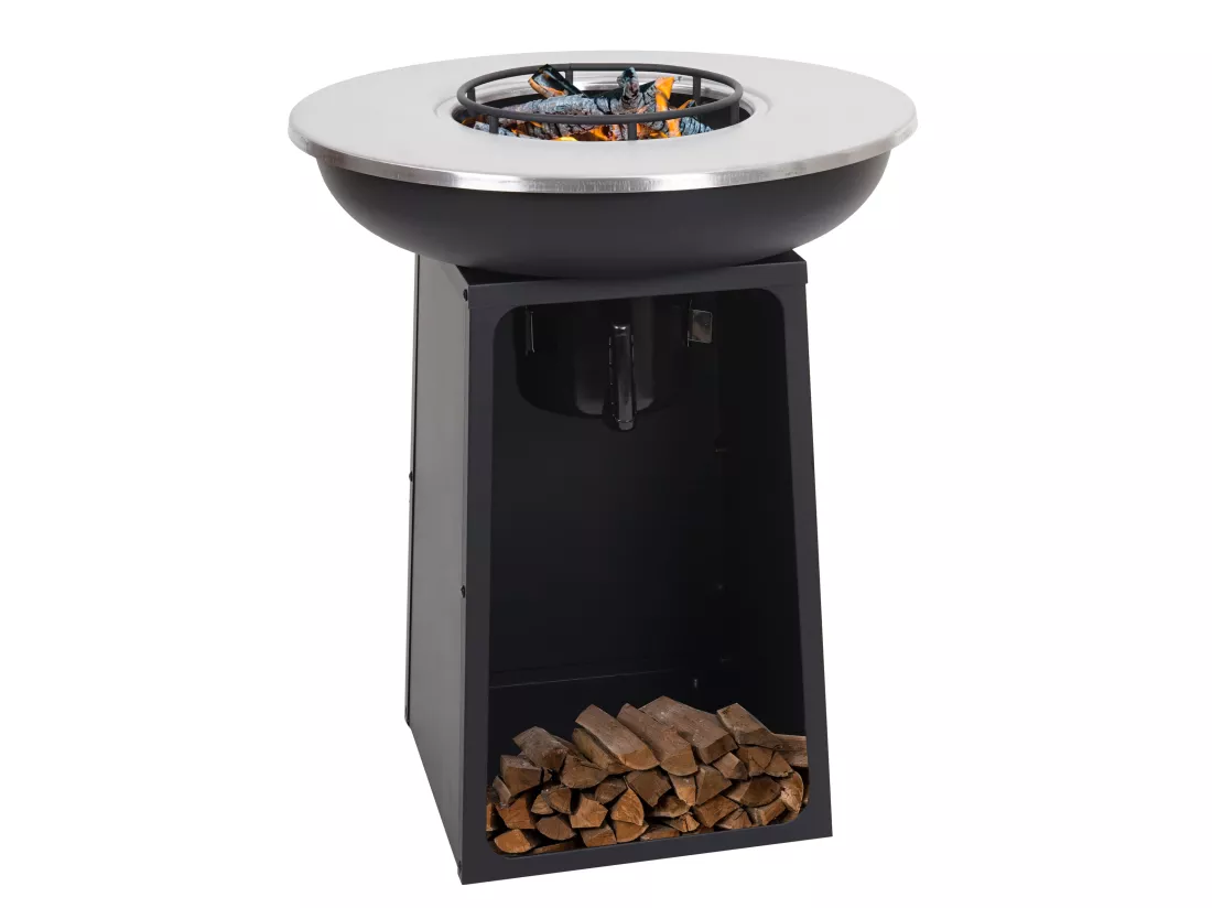 Plaque de cuisson avec grill MCW-K97, Ø59cm noir