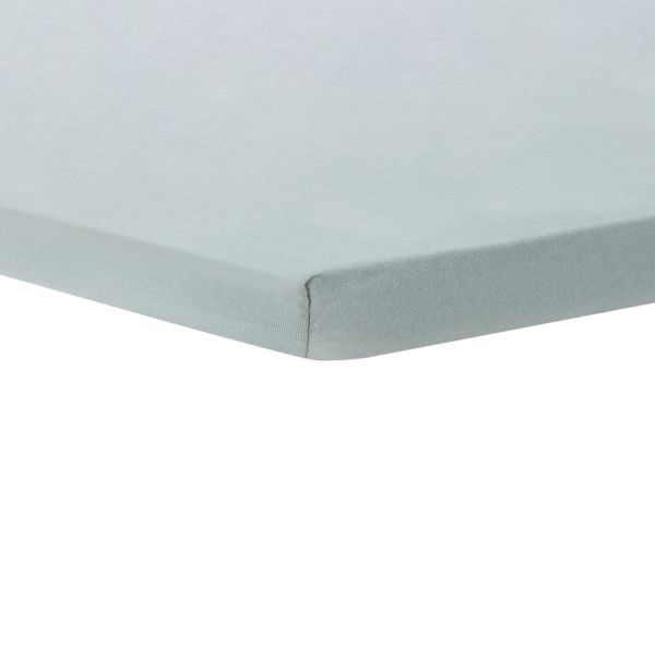 Jollein Hoeslaken Boxmatras - 75 x 95 cm - Jersey - Sea Green