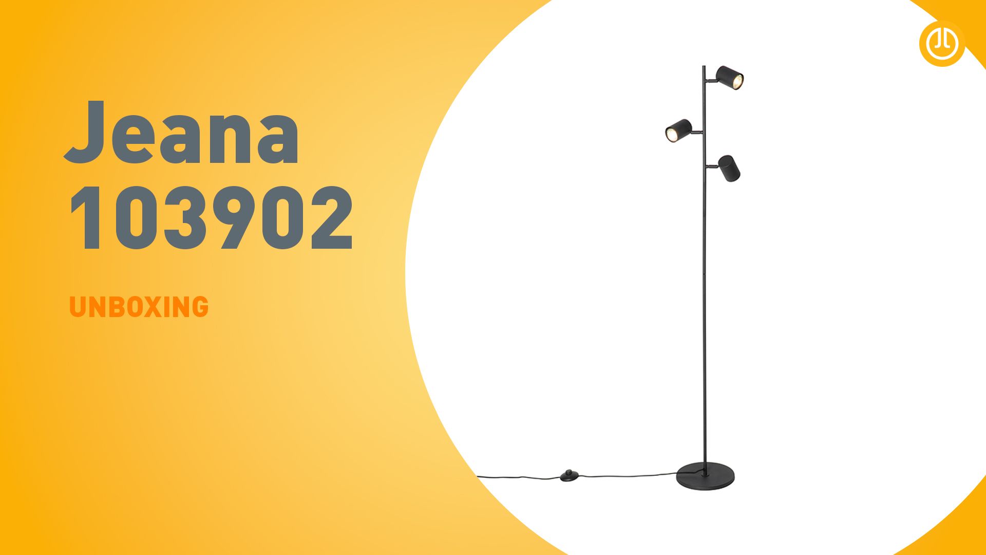 Moderne vloerlamp zwart 3-lichts - Jeana