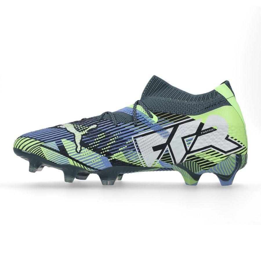 PUMA Future 7 Ultimate FG/AG Lights Out - Gray Skies/Blanc/Fizzy Apple Femme