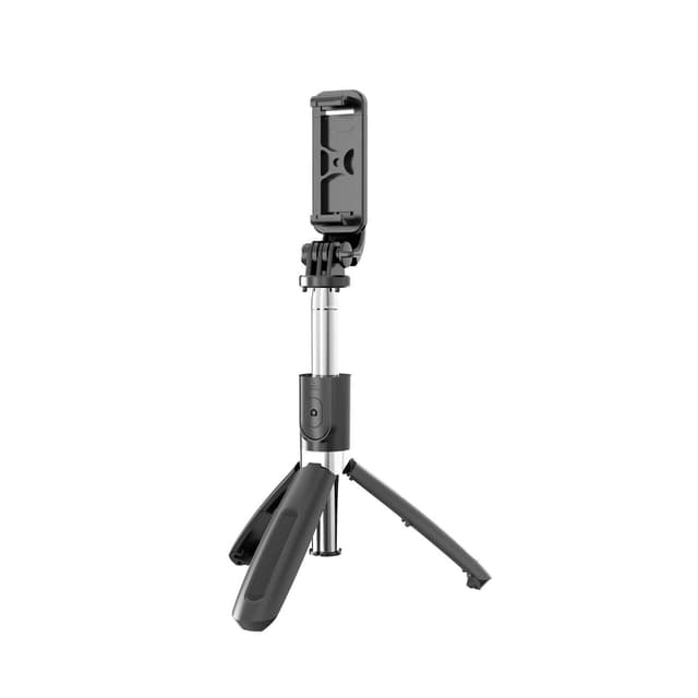 Selfie stick/mobilstativ med fjernbetjening, kamera og Gopro kompatibel