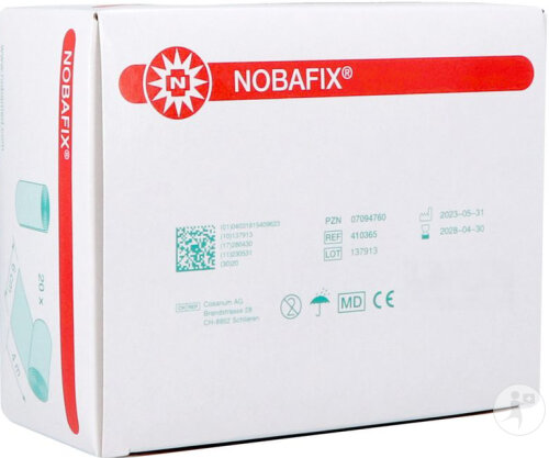 Noba Nobafix Bandage Élastique 6cm x 4m Vrac 20 Pièces (9500370)
