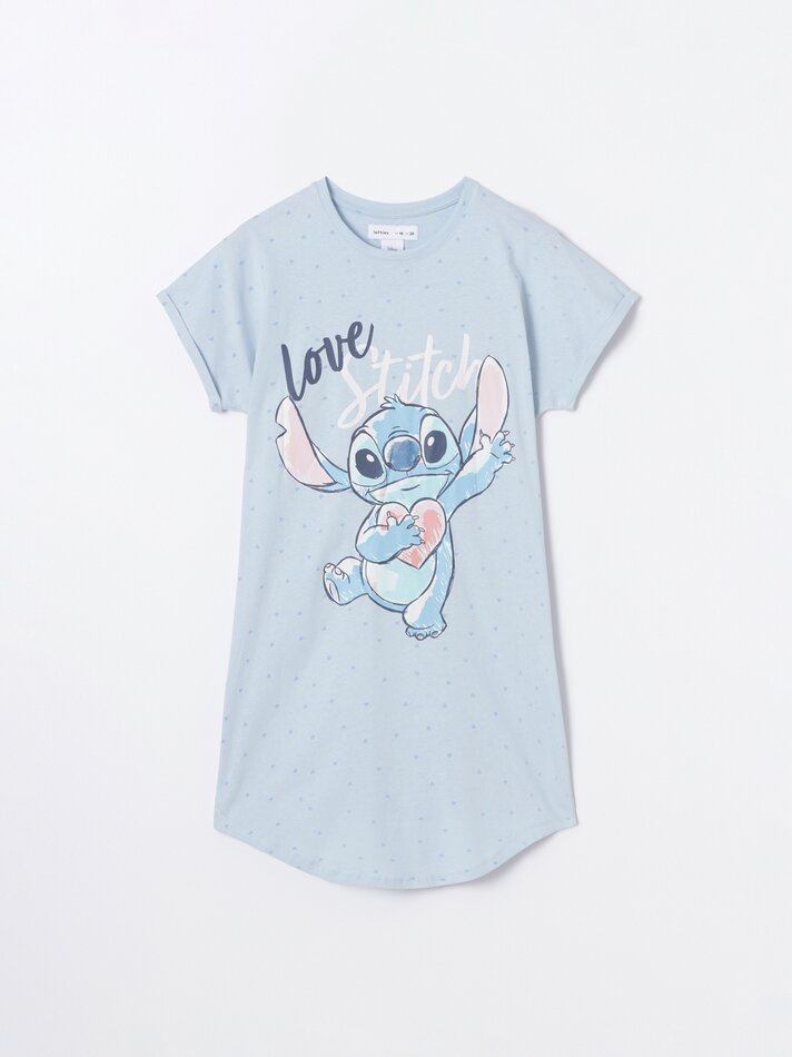 Camisola Stitch ©DS - Azul Claro