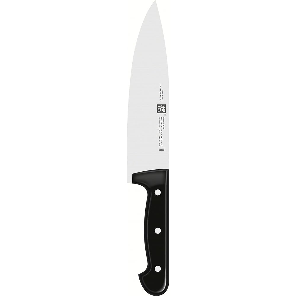 ZWILLING Bloc de Couteaux (8 pièces), Bois Clair, 28 x 12 x 32 cm, Noir, série Twin Chef 2 : Cuisine et Maison