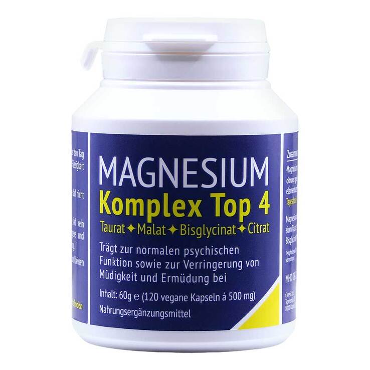 Magnesium Komplex Top 4 Kapseln, 120 St