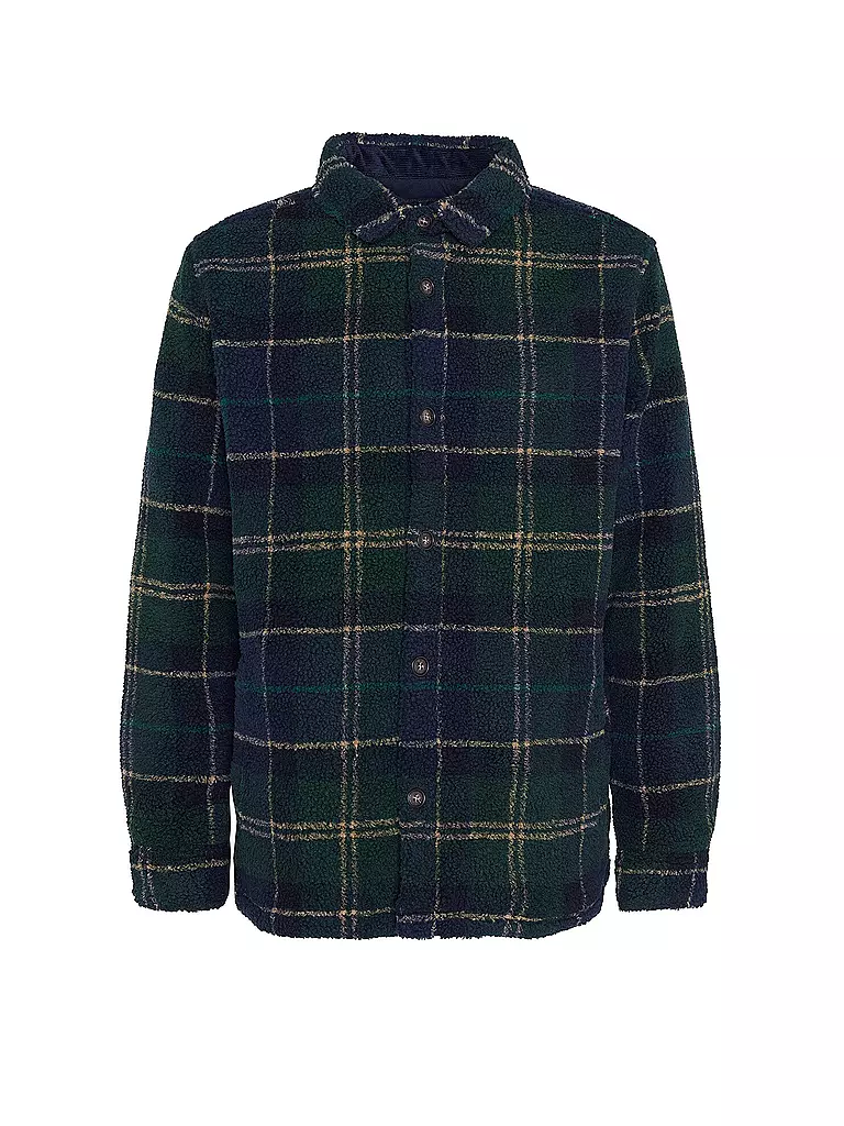 BARBOUR Overshirt BRYSON TARTAN dunkelgrün