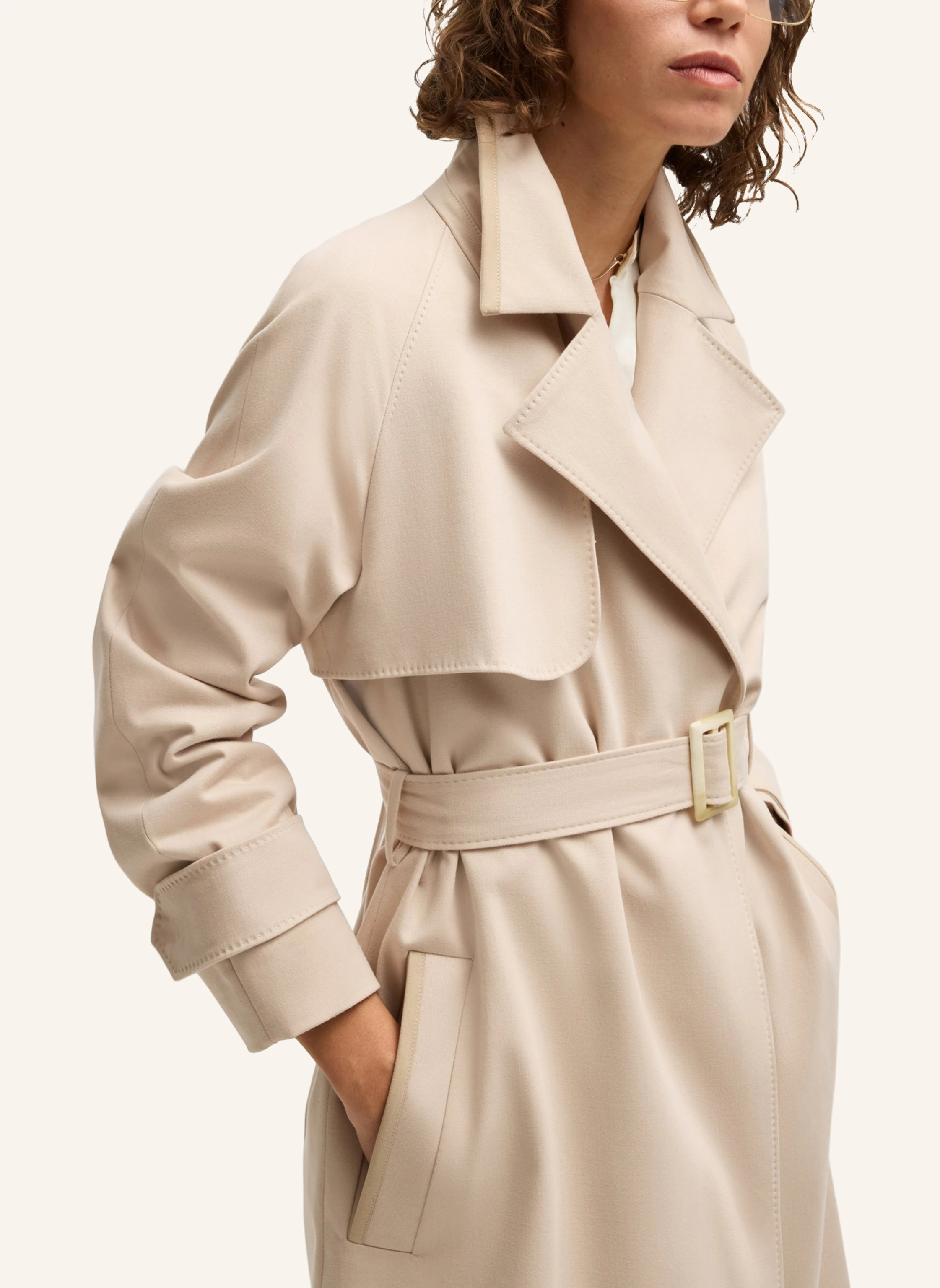 BOSS Klassischer Mantel CALADAMA3 Relaxed Fit