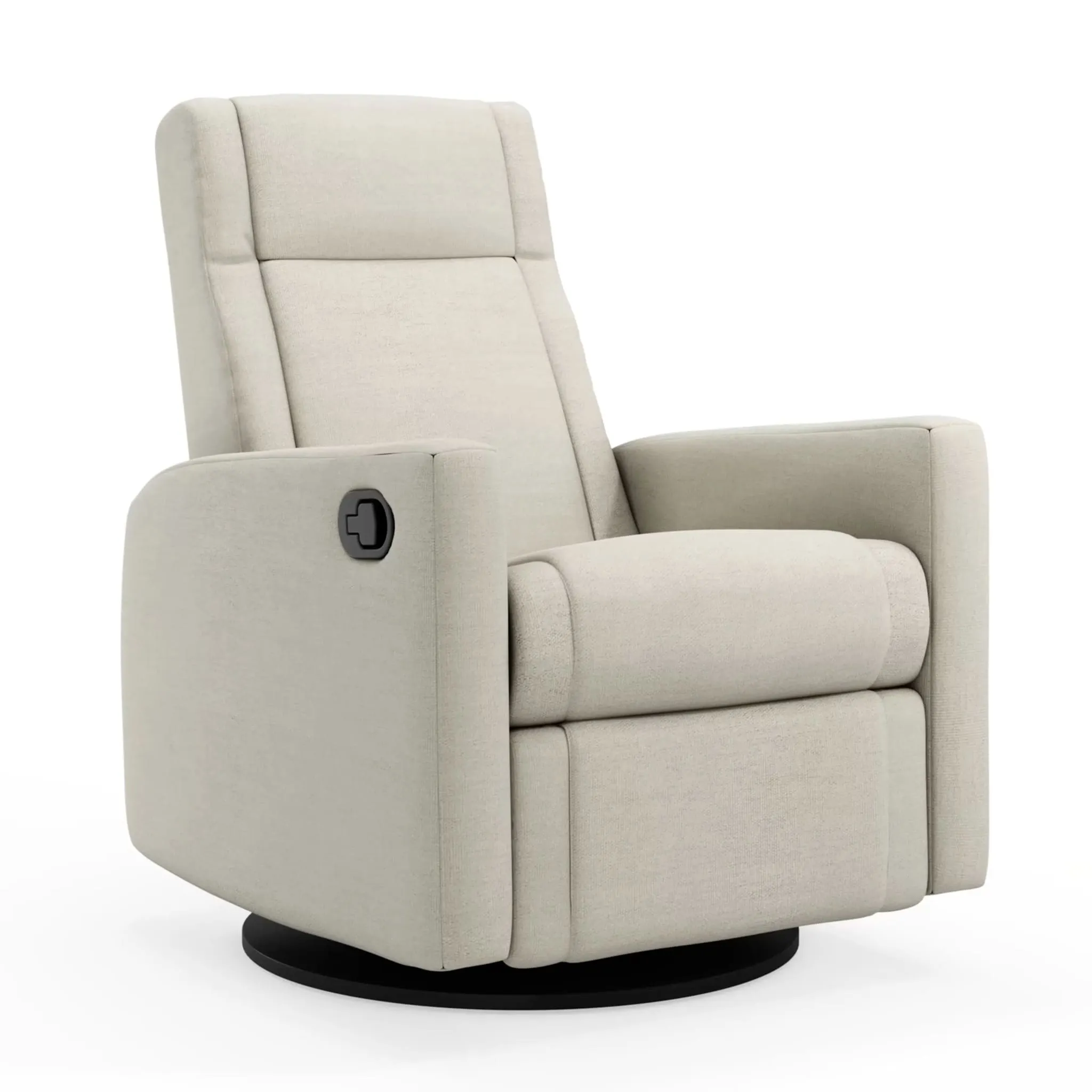 Jaymar BB Fauteuil Berçant et Pivotant Nelly - Como Sable  Noir