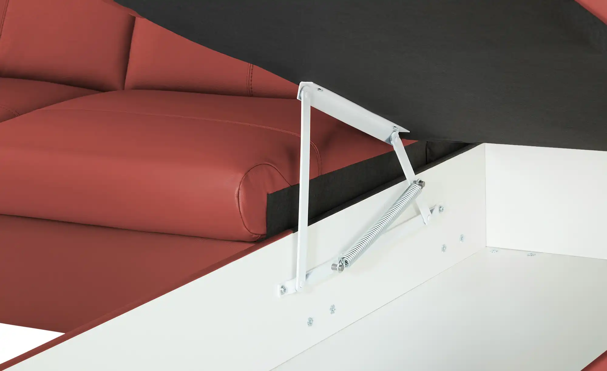 uno Ecksofa aus Echtleder Town
